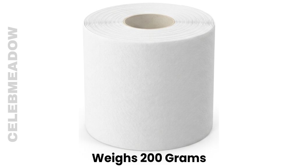 A Single Roll of Toilet Paper Weigh 200 Grams
