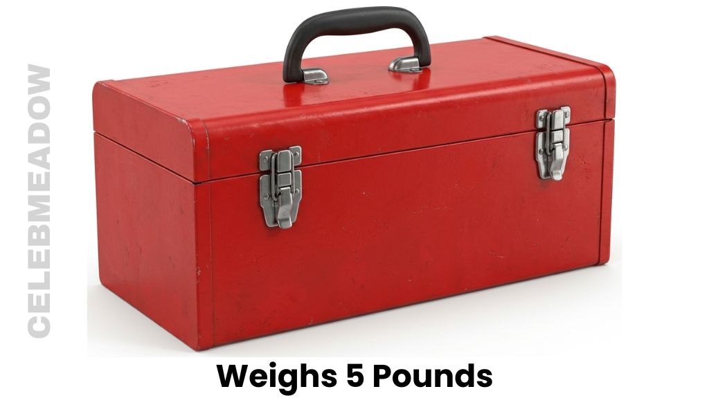 A Small Empty Metal Toolbox Weigh 5 Pounds