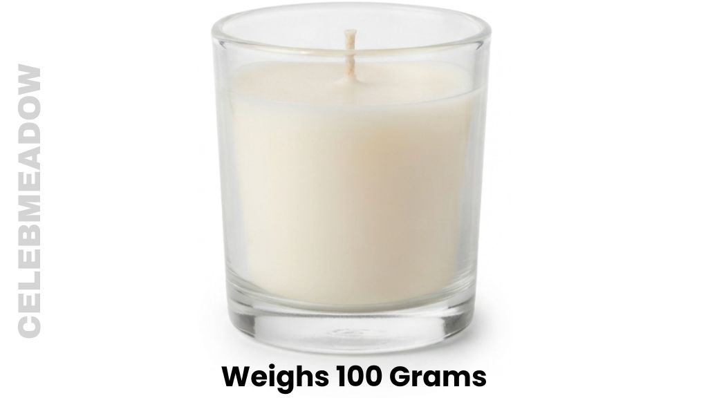 A Small Votive Candle Weigh 100 Grams