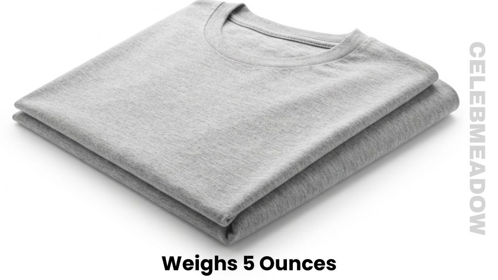A Standard T-Shirt Weigh 5 Ounces