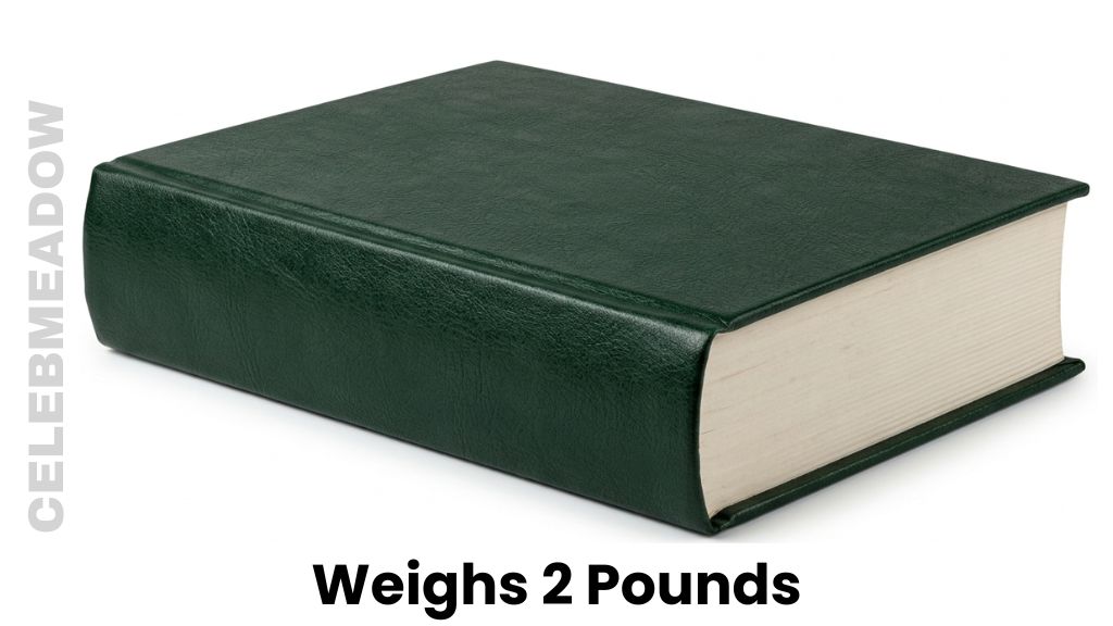 A Thick Hardcover Book Weigh 2 Pounds