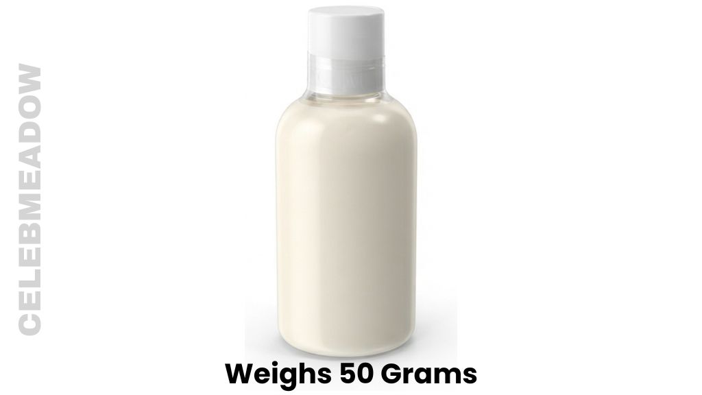 A Travel-Size Bottle of Lotion Weigh 50 Grams