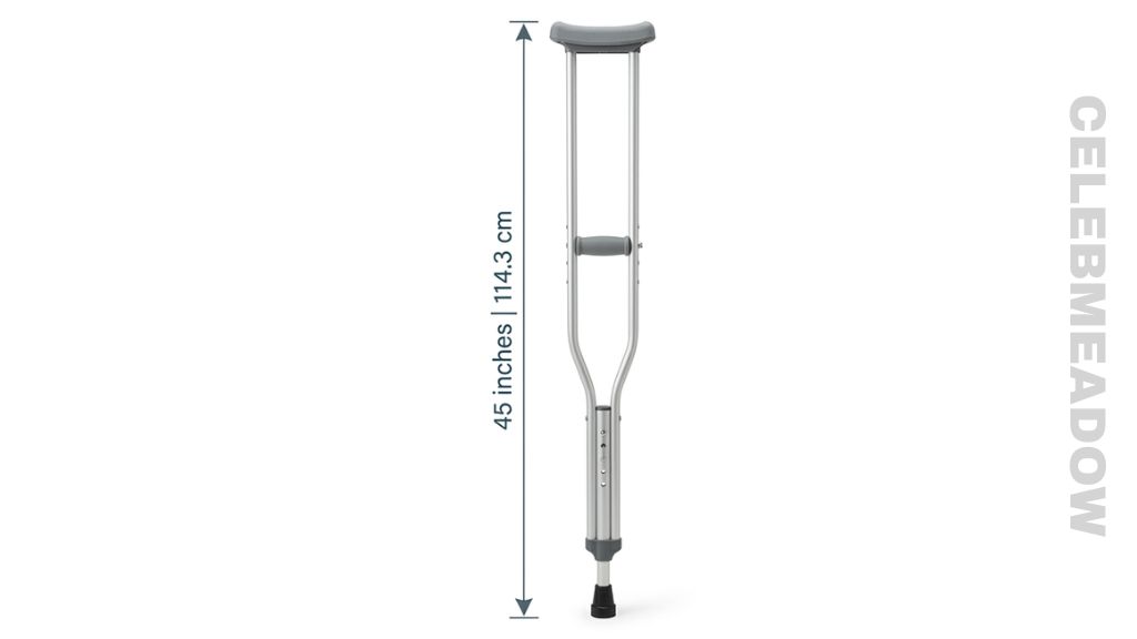 Adult Crutches (Minimum Height Setting) That Is 45 Inches Long