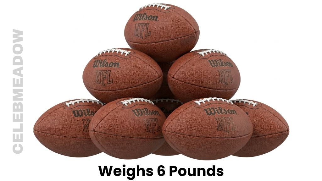 An Official NFL Football Weigh 6 Pounds