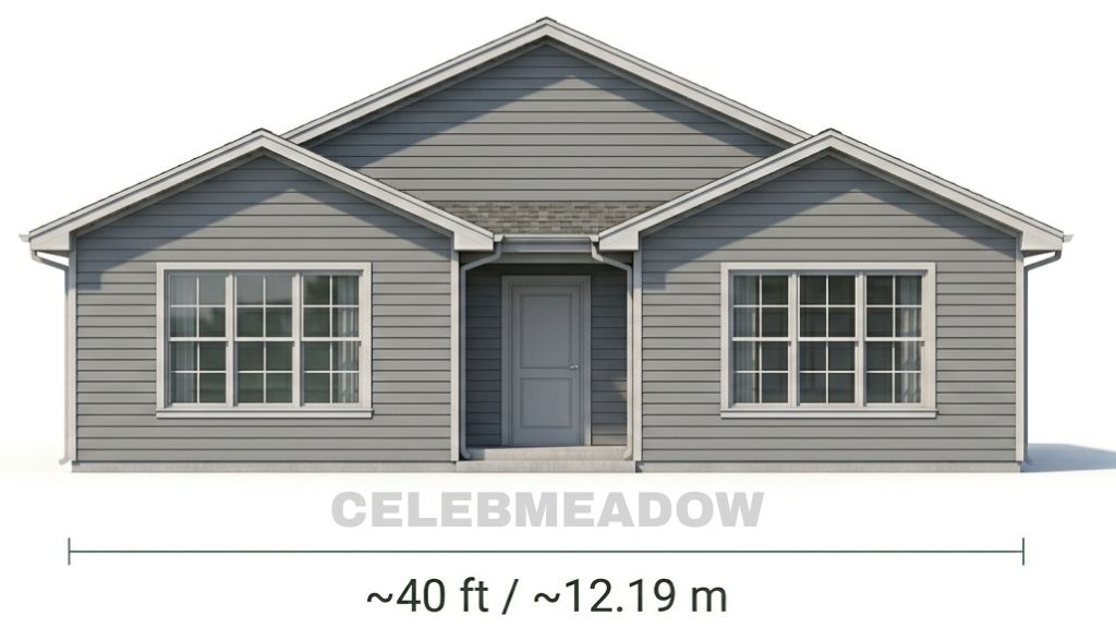 Average Suburban House That Is 40 Feet Long