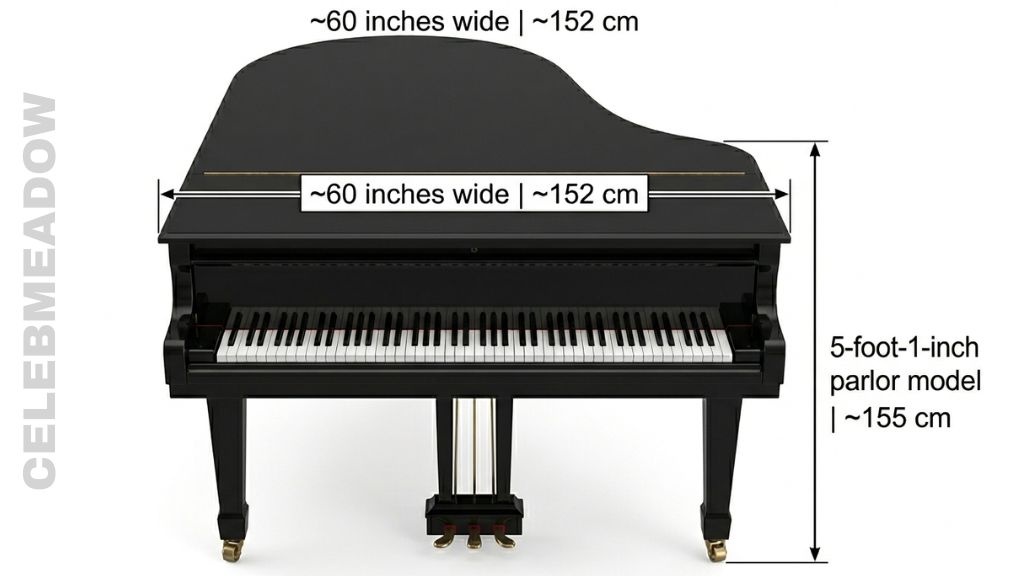 Baby Grand Piano That Is 60 Inches Tall