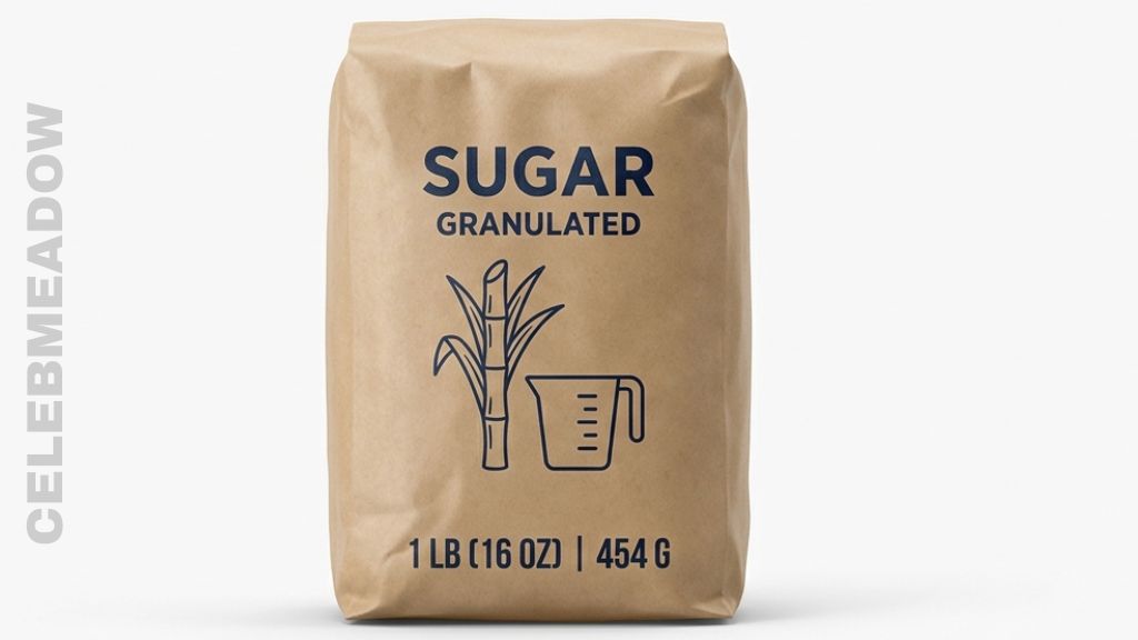 Bag of Granulated Sugar Weigh 1 Pound