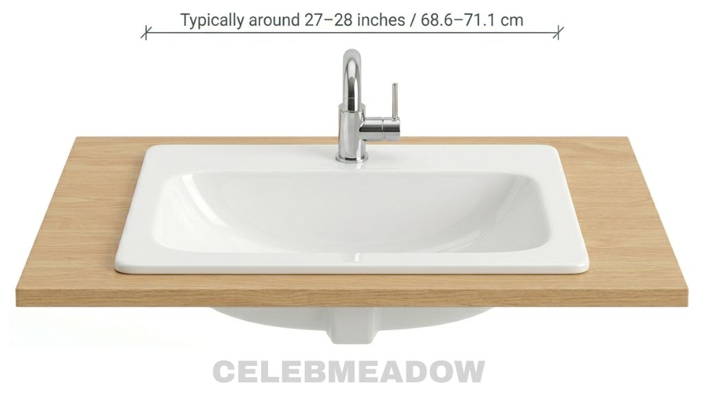 Bathroom Sink / Washbasin 70 cm Big