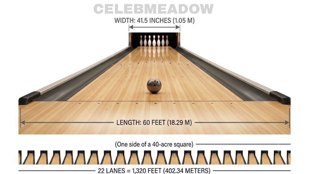 Bowling Lanes That Is About 40 Acres Visually