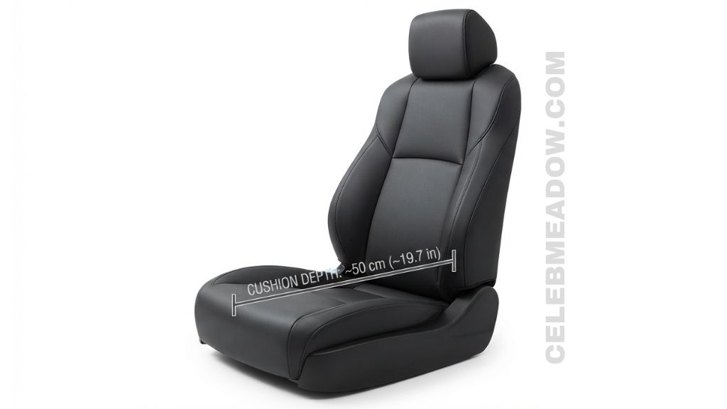 Car Seat Cushion Depth 50 cm big