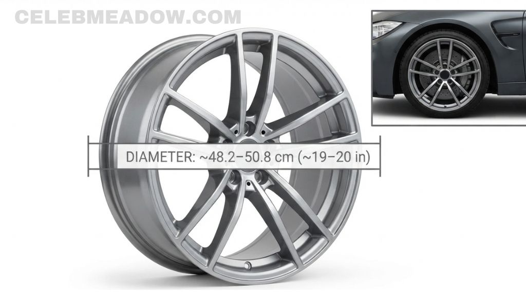 Car Wheel Rim Diameter 50 cm big