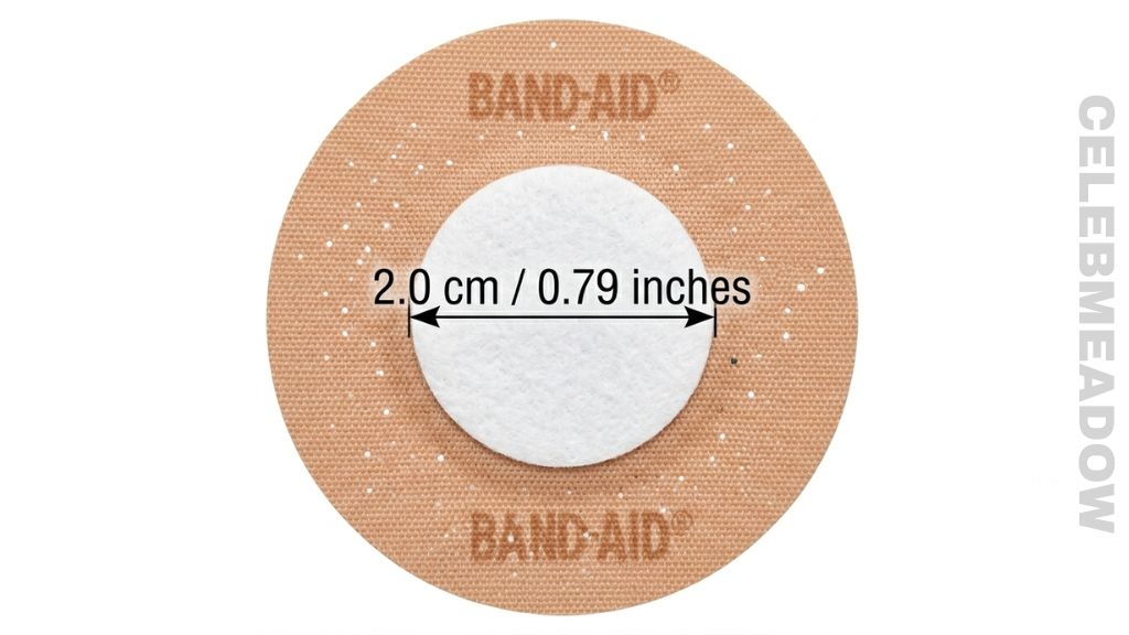 Circular Spot Bandage That Is 2 cm Big