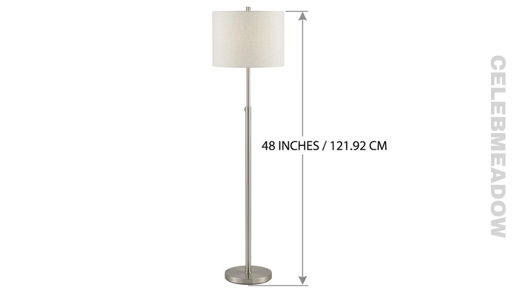 Compact Floor Lamp (Total Height) that is 48 Inches Tall