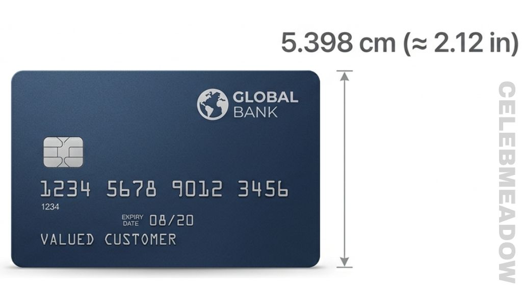 Debit Card That Is 6 cm Big