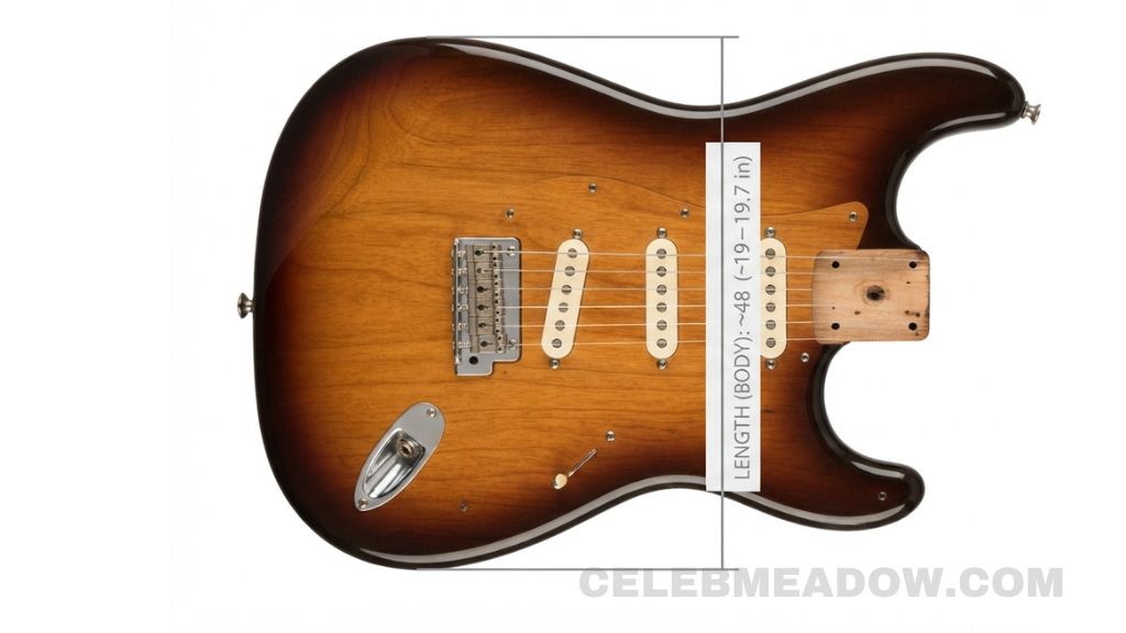 Electric Guitar Body 50 cm big