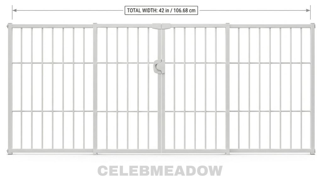 Extra-Wide Baby Gate (Width) That Is 42 Inches Long