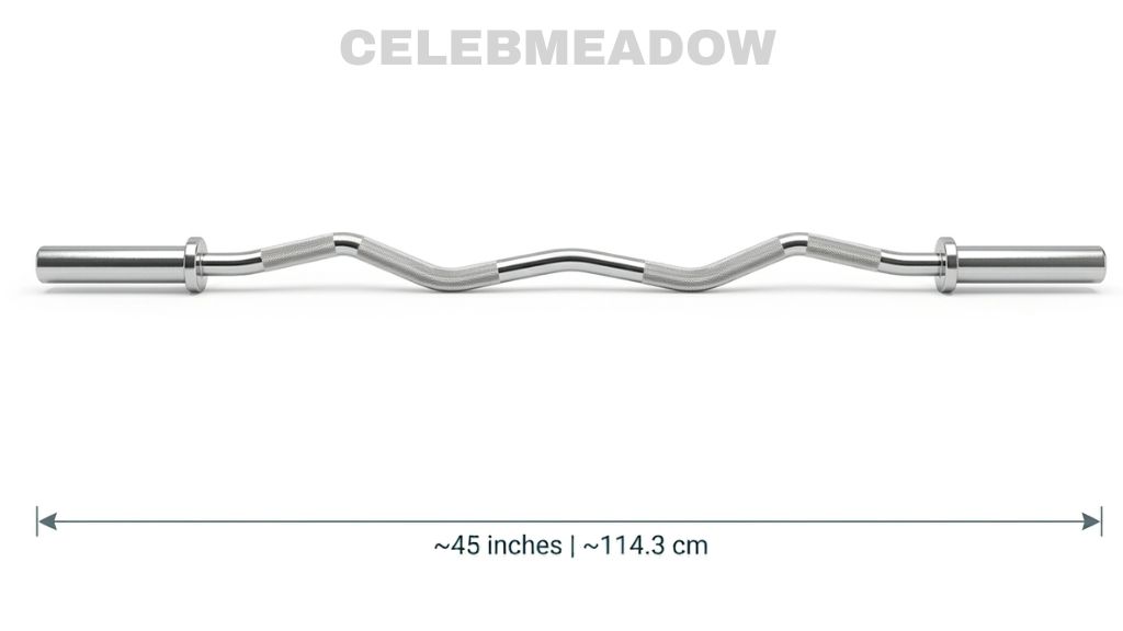 EZ-Curl Weight Bar That Is 45 Inches Long