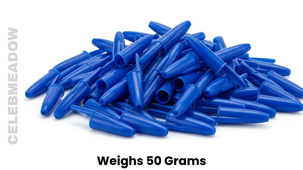 Fifty BIC Pen Caps Weighs 50 Grams