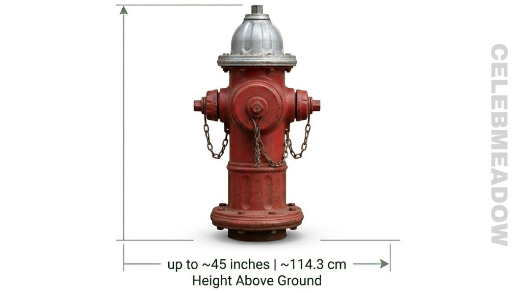Fire Hydrant (Height Above Ground) That Is 45 Inches Long