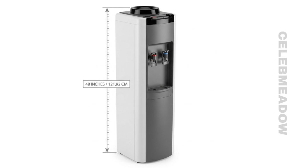 Floor-Standing Water Dispenser (Total Height) that is 48 Inches Tall