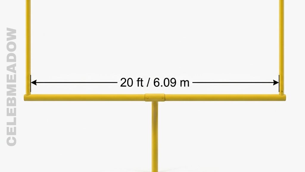 Football Goal Post Crossbar That Is 20 Feet Long