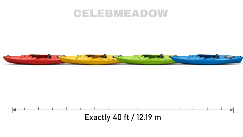 Four Single Kayaks That Is 40 Feet Long