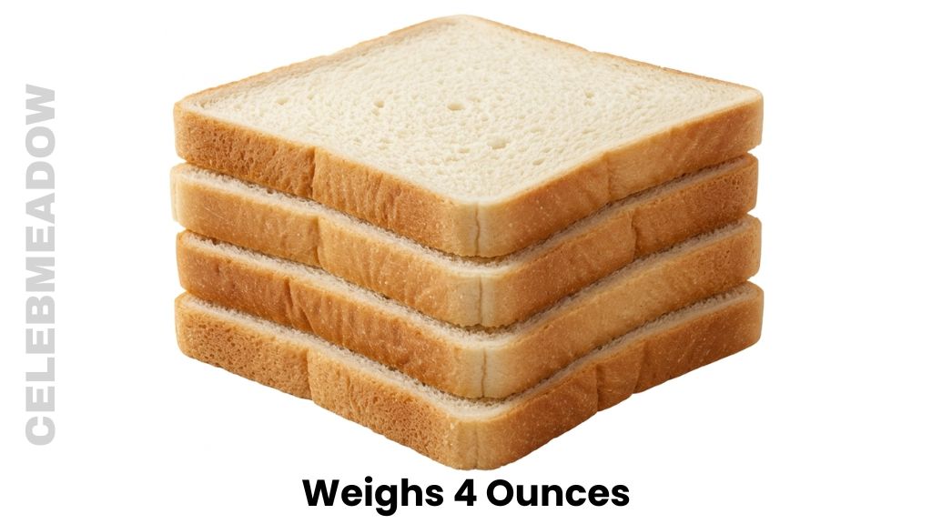 Four Slices of Sandwich Bread Weighs 4 Ounces