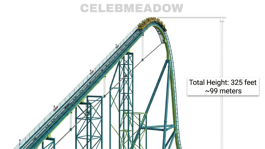 Fury 325 Roller Coaster That Is 300 Feet Long