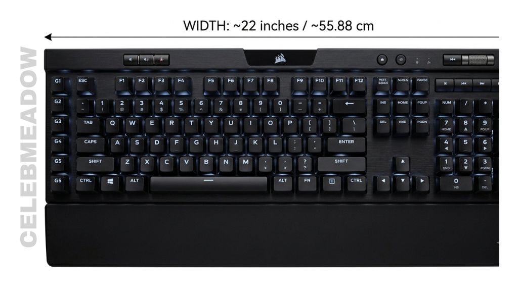 Gaming Keyboard (Width) that is 22 Inches Long or Big