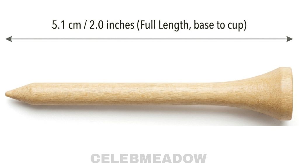Golf Tee That Is 5 cm Long