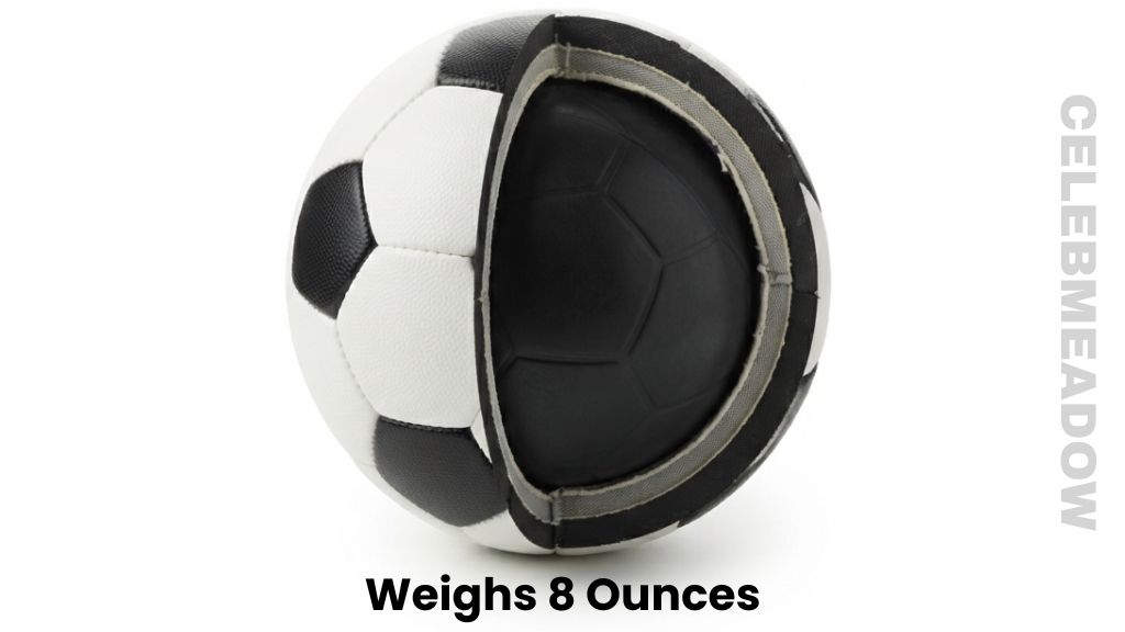 Half a Size 5 Soccer Ball Weigh 8 Ounces