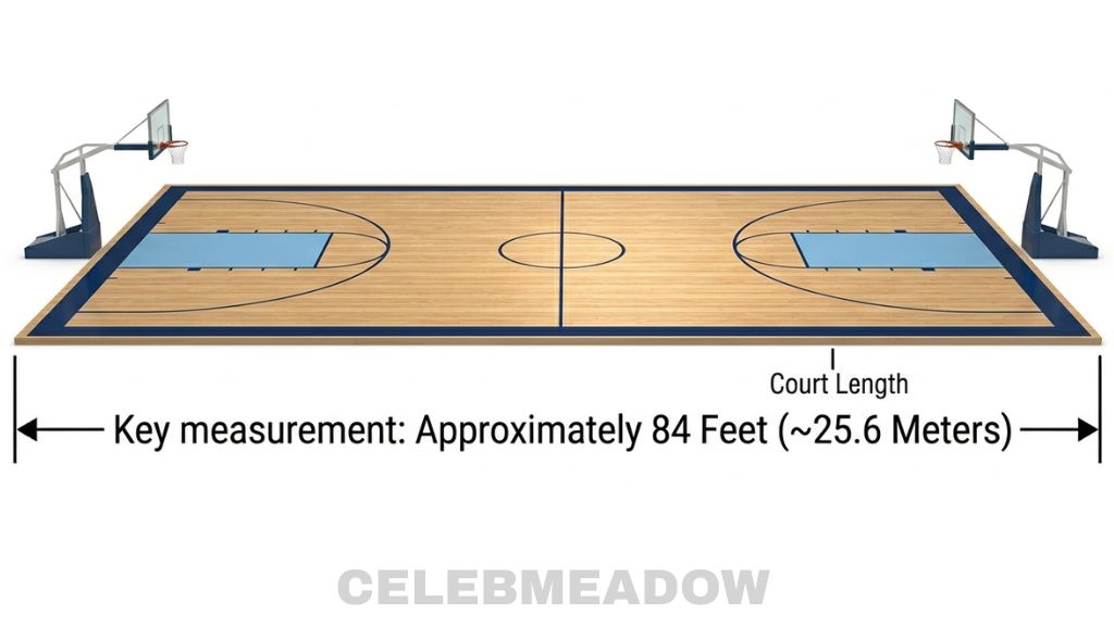 High School Basketball Court That Is 80 Feet Tall