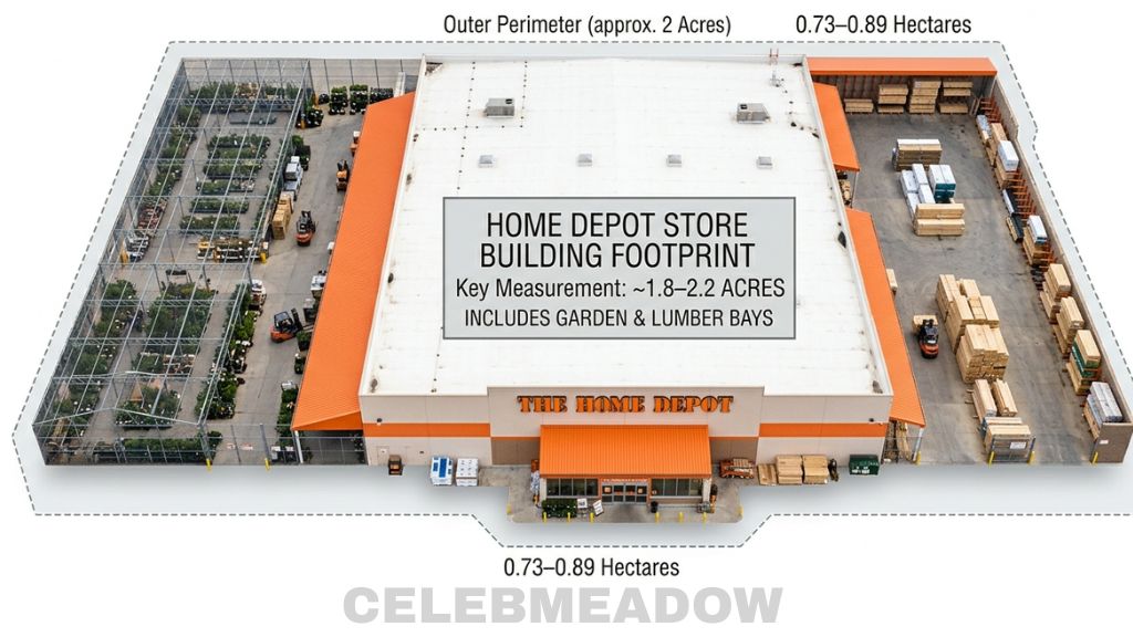 Home Depot Store That Is About 2 Acres in Size