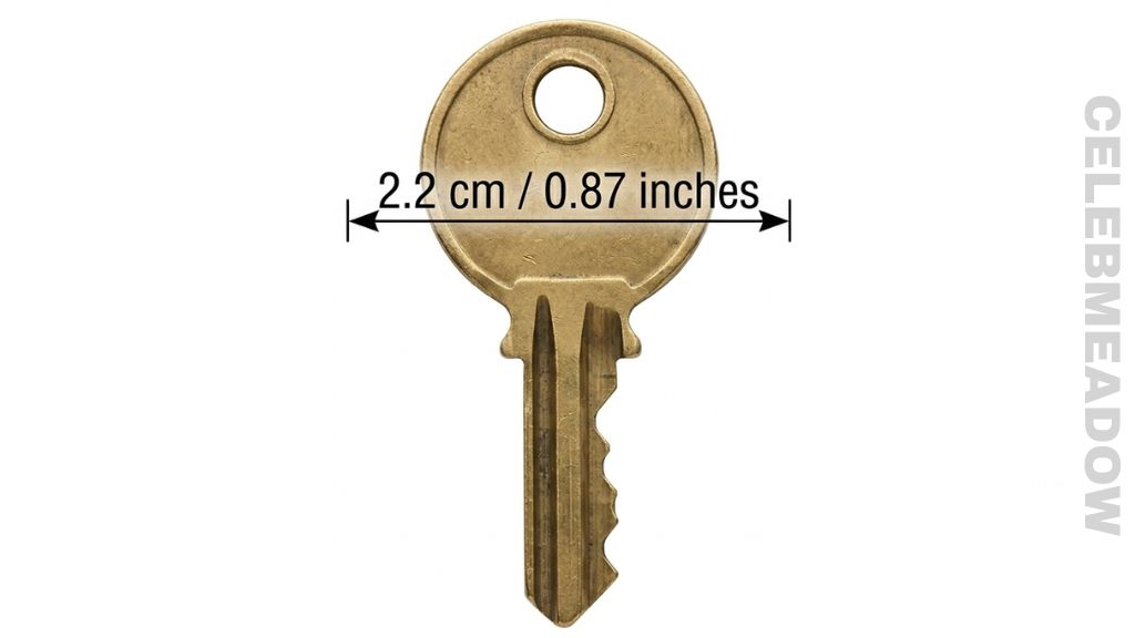House Key Head That Is 2 cm Long