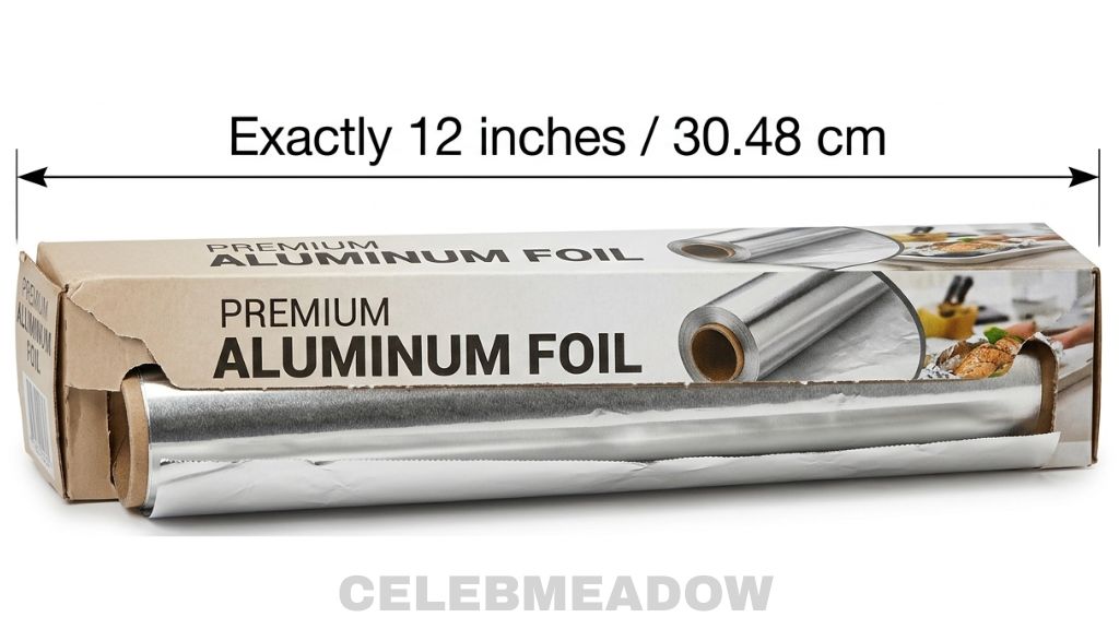 Household Aluminum Foil Box That Is 1 Foot Big