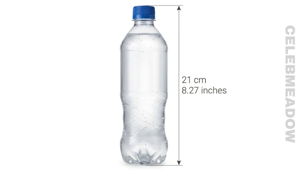 How Big is 20 cm 20-Ounce Plastic Soda Bottle