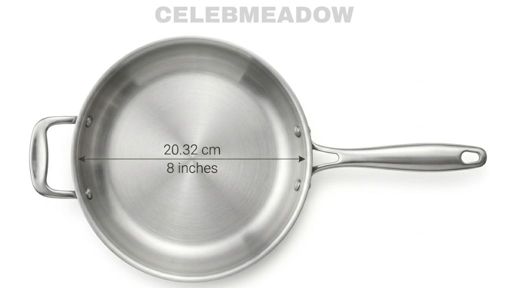 How Big is 20 cm 8-Inch Frying Pan