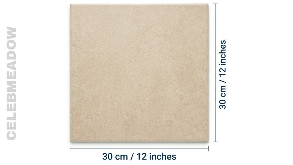 How Big is 30 cm Standard 30 cm × 30 cm Floor Tile