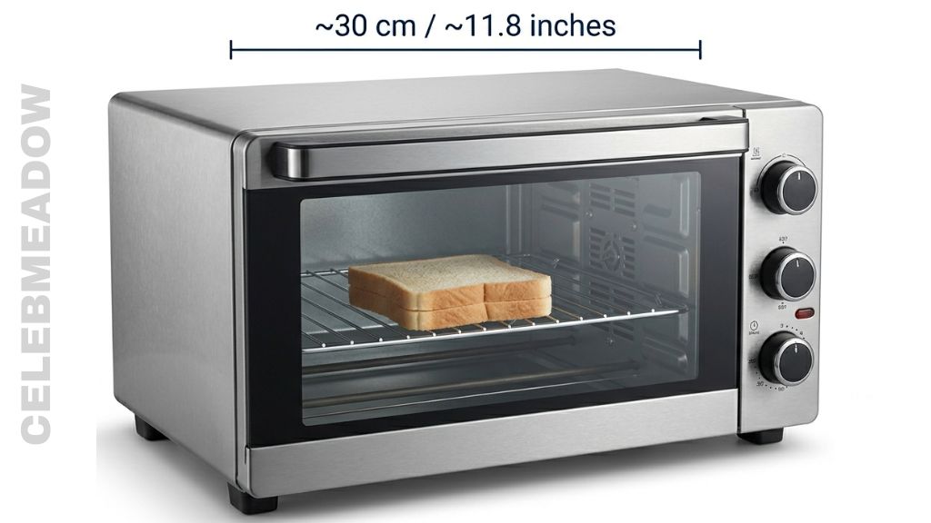 How Big is 30 cm Toaster Oven