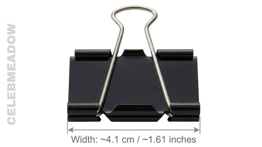 Large Binder Clip That Is 4 cm Long