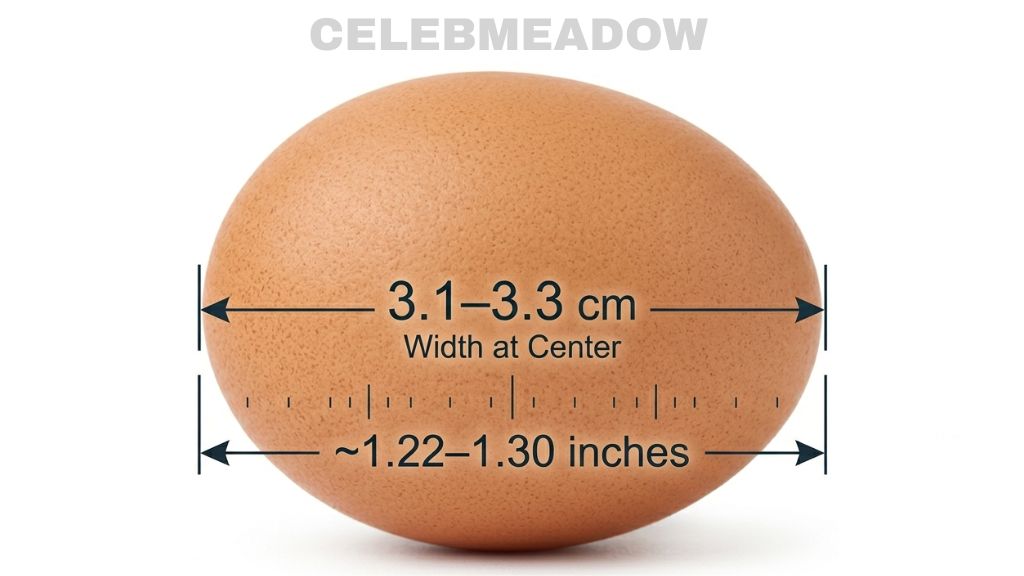 Large Chicken Egg That Is 3 cm Long