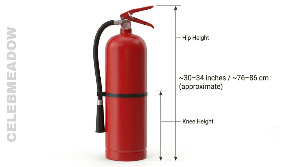 Large Commercial Fire Extinguisher That is 3 Feet Tall