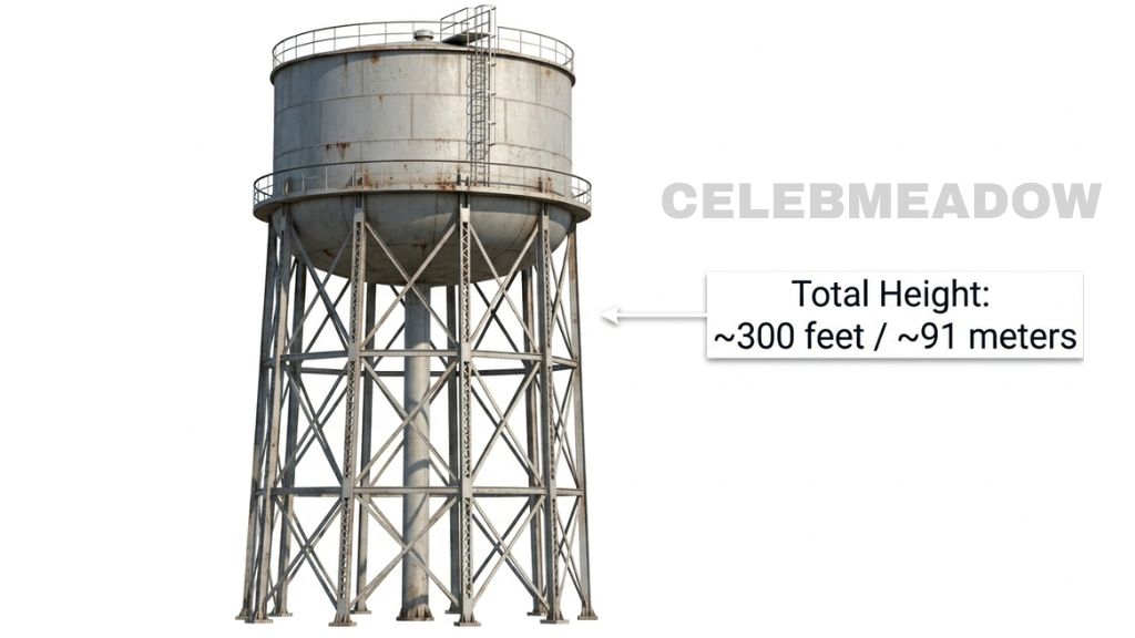 Large Elevated Water Tank That Is 300 Feet Long
