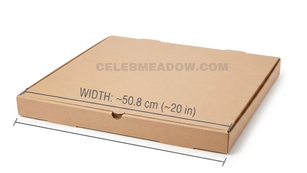 Large Pizza Delivery Box Width 50 cm big