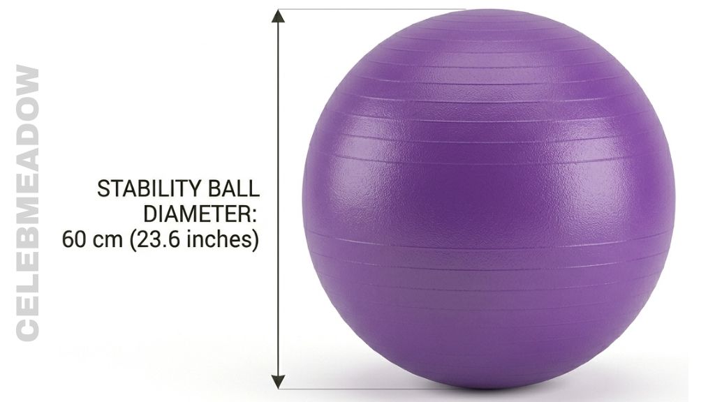 Large Yoga / Stability Ball Diameter 60 cm Big