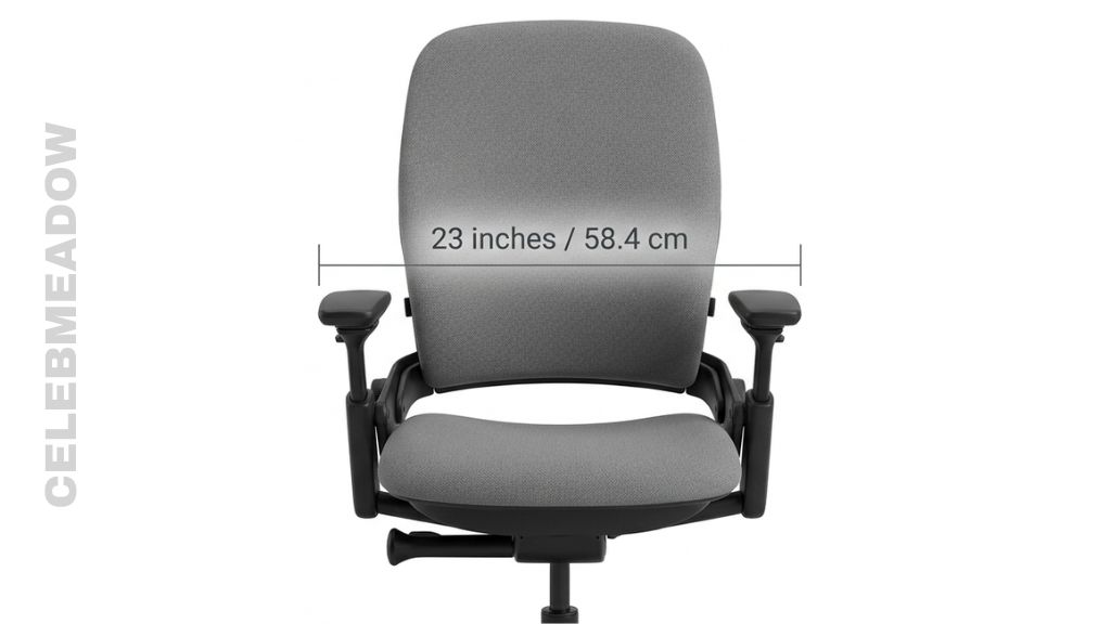 Office Chair Width Armrest to Armrest that is 23 Inches Long