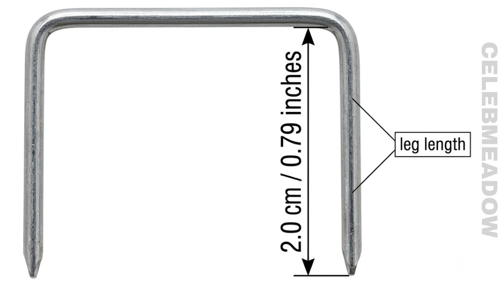 Office Staple That Is 2 cm Long