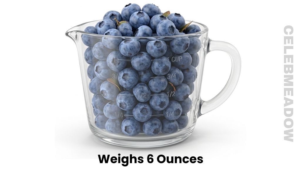 One Cup of Blueberries Weigh 6 Ounces