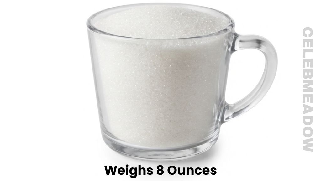 One Cup of Granulated White Sugar Weigh 8 Ounces