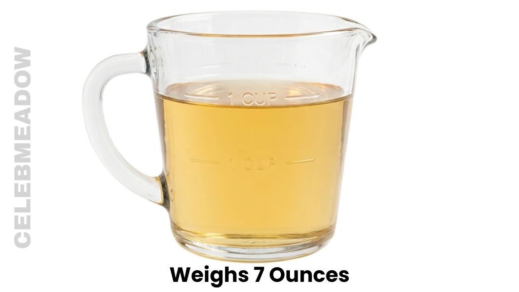 One Cup of Vegetable Oil Weigh 7 Ounces